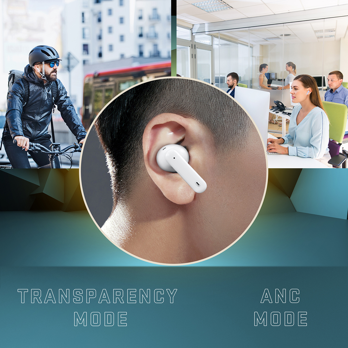 Be\u017ei\u010dne slu\u0161alice sa aktivnim poni\u0161tavanjem buke HARMON | YHP 08BT | Yenkee