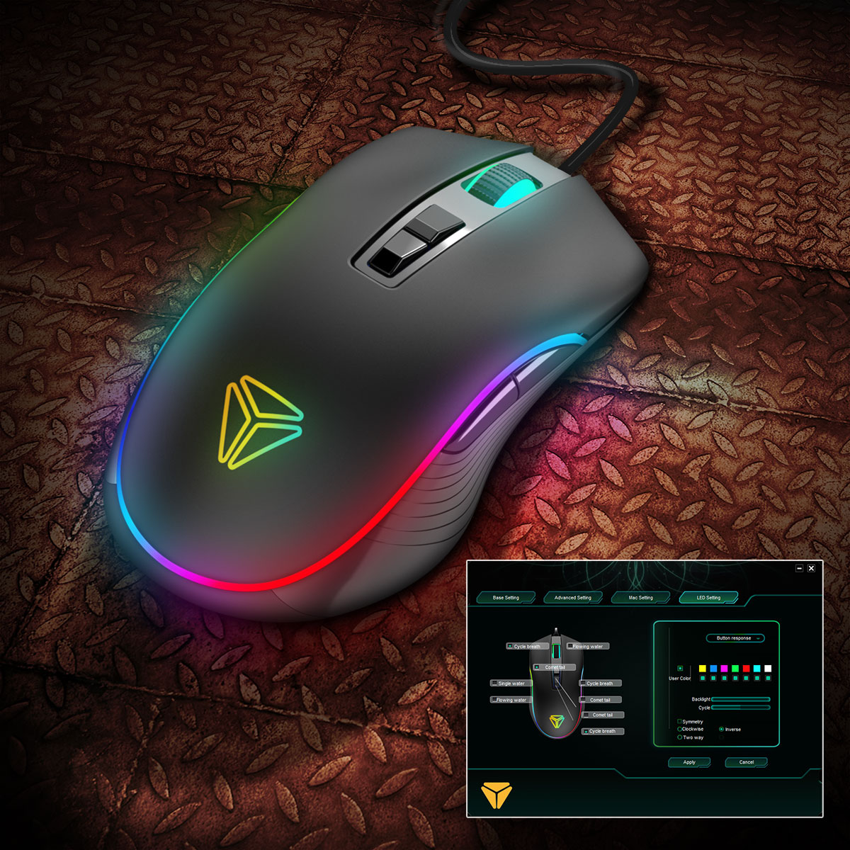 RGB pozadinsko svetlo